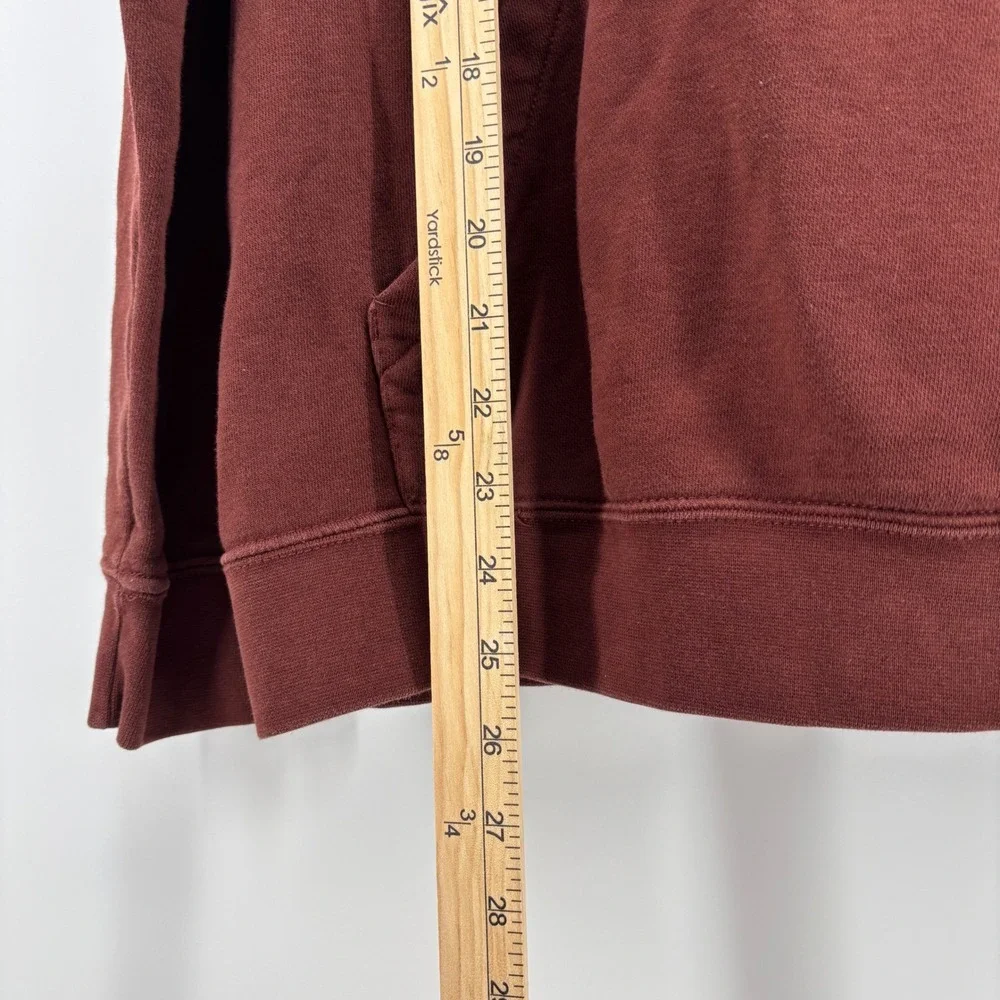 Nike Hoodie Large Brown White Logo Pullover Gorpcore Athleisure Streetwear Sport